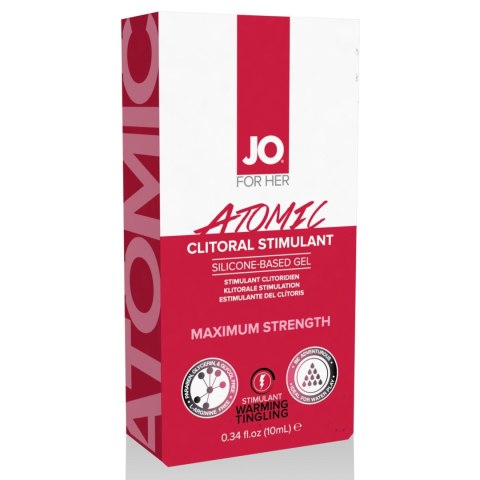Żel Stymulujący Dla Niej Clitoral Stimulant Warming Atomic 10 Ml -System JO