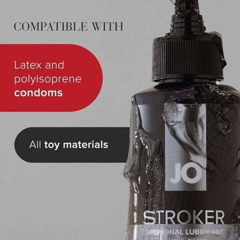 Lubrykant Do Stymulatorów JO Stroker 240 Ml Czarny - System JO