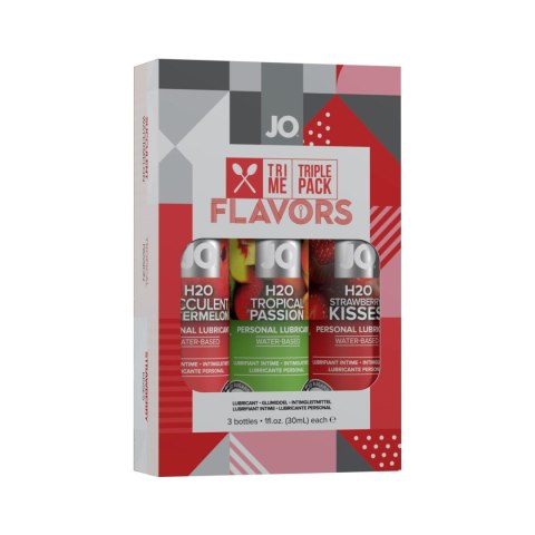 Zestaw Lubrykantów Smakowych Tri Me Triple Pack Flavors System JO
