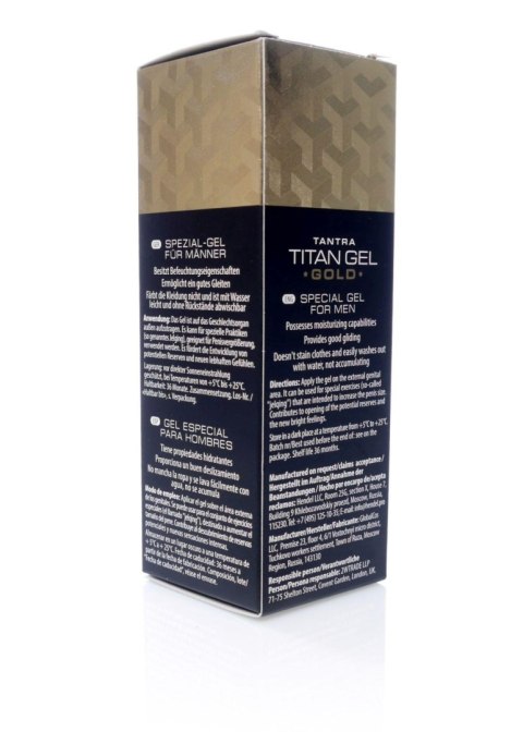 Żel na powiększenie Penisa 50 ml Titan GEL GOLD Hendel