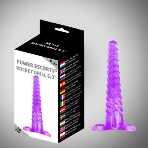 Korek analny kulkowy różowy 16cm POWER ESCORTS
