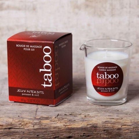 Świeca do masażu zamieniająca się w krem dziki porost Jeux Interdist 60g Taboo