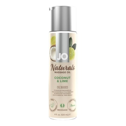 Olejek Do Masażu Naturals Coconut & Lime Kokos I Limonka 120 Ml-System JO