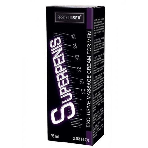 Krem powiększający penisa i wzmacniający erekcję SUPER PENIS 75ml Ruf - S.A.R.L. Estrel production