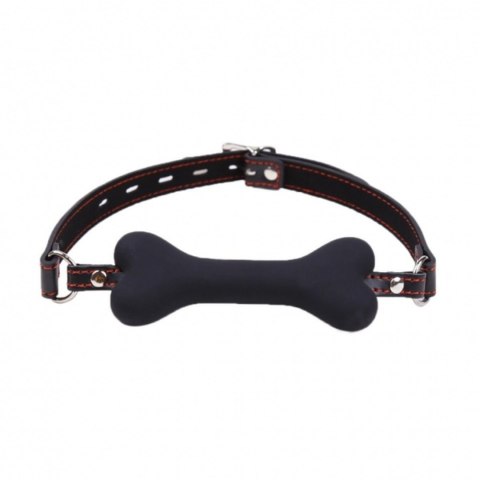 Knebel do ust czarny kostka Bone gag POWER ESCORTS