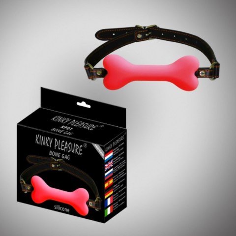 Knebel do ust czarny kostka Bone gag POWER ESCORTS