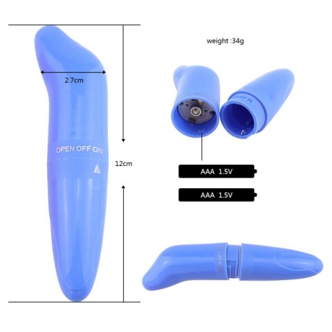 Wibrator Do Punktu G Mini Niebieski - LoveSecret Sensual