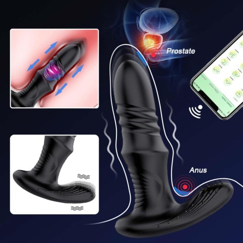 Wibrujący Masażer Prostaty Premium Z Aplikacją App Function-Lovesecret
