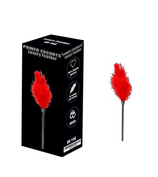 Piórko do łaskotania czerwone Luxury feather red POWER ESCORTS