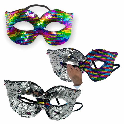 Maska ozdobna Rainbow Mask Chageable Colours